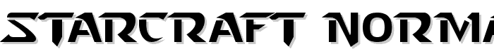 Starcraft Normal font